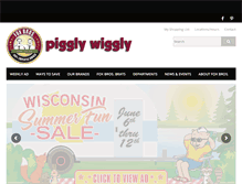 Tablet Screenshot of foxbrospigglywiggly.com